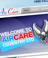 Aircare Coventry website